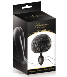 Plug anal pompon noir - CC5700910010